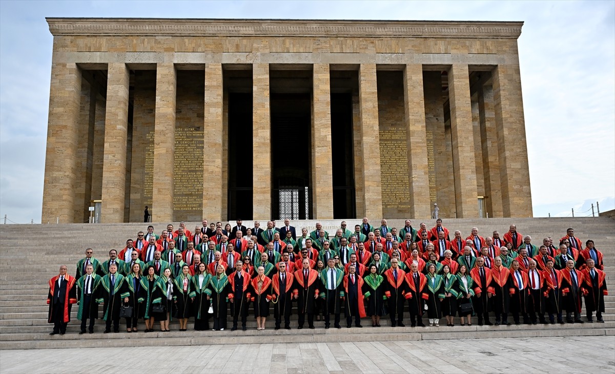 Yargıtay Başkanı Ömer Kerkez ve beraberindeki heyet, 2024-2025 adli yılının açılışı dolayısıyla...