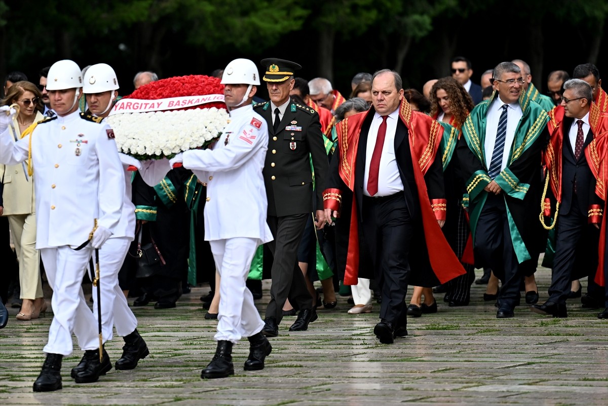 Yargıtay Başkanı Ömer Kerkez ve beraberindeki heyet, 2024-2025 adli yılının açılışı dolayısıyla...