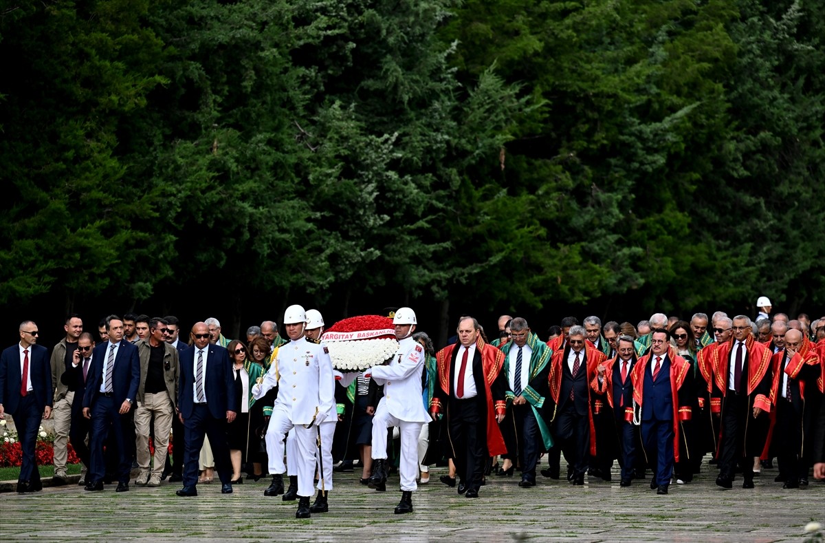 Yargıtay Başkanı Ömer Kerkez ve beraberindeki heyet, 2024-2025 adli yılının açılışı dolayısıyla...