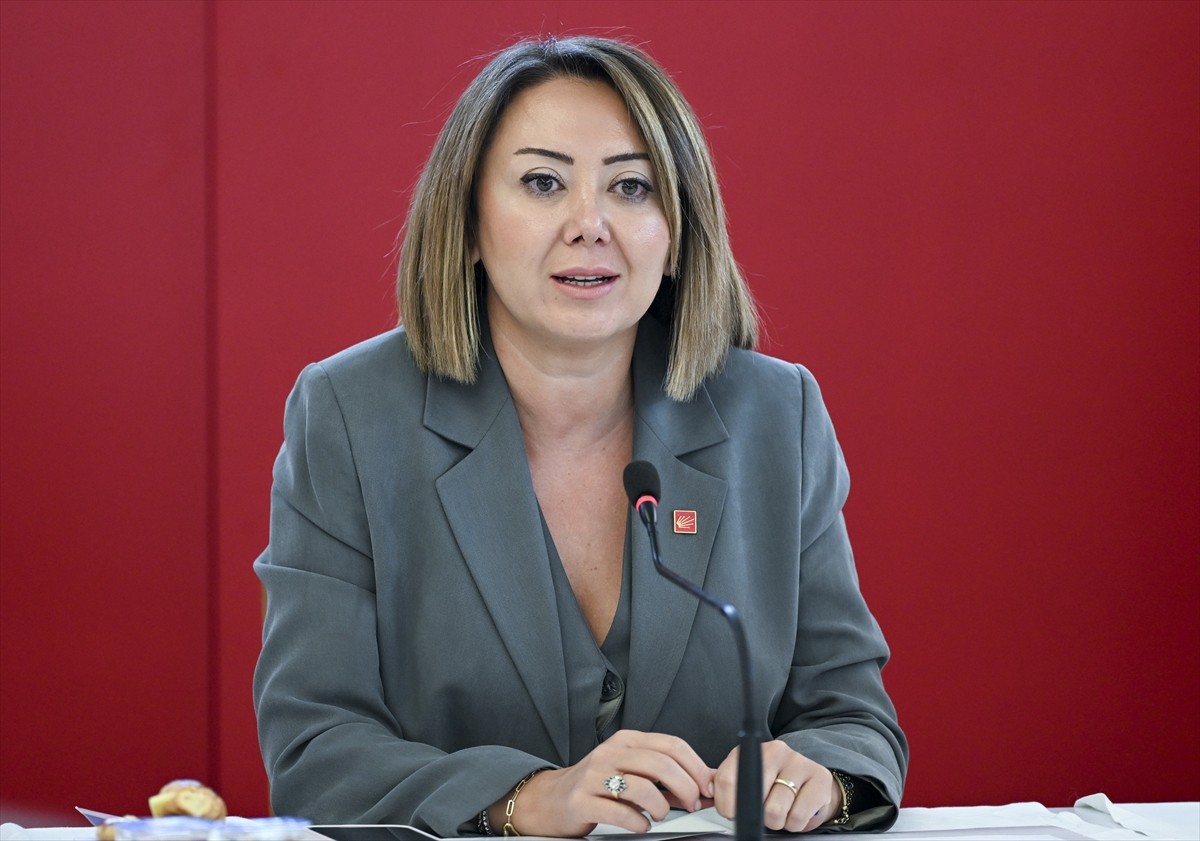 CHP Genel Sekreteri Selin Sayek Böke (sağda) ve CHP Genel Başkan Yardımcısı Meryem Gül Çiftci...