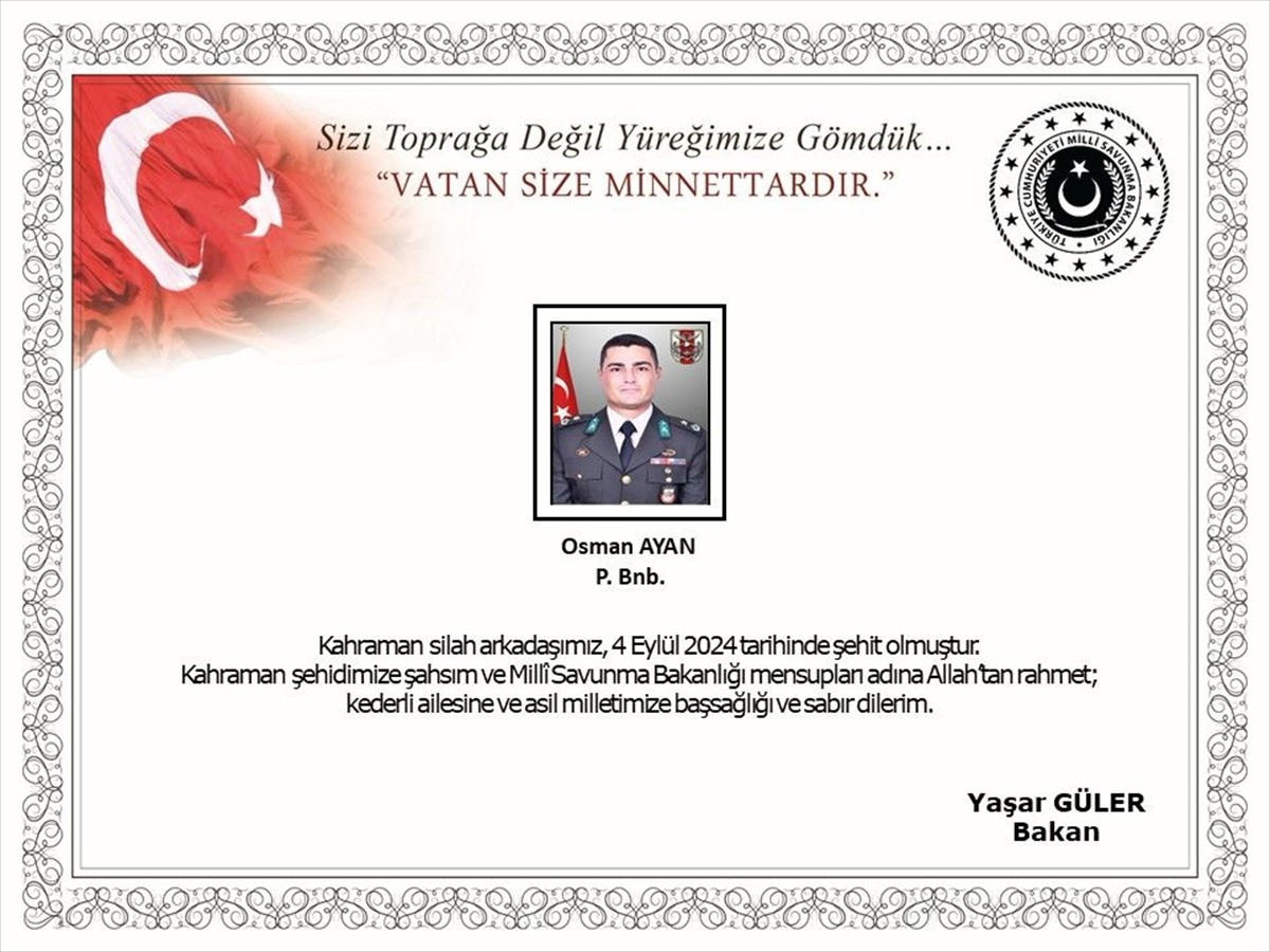 Milli Savunma Bakanlığı (MSB), Irak'ın kuzeyindeki Pençe Harekat Bölgesinde intikal faaliyeti...