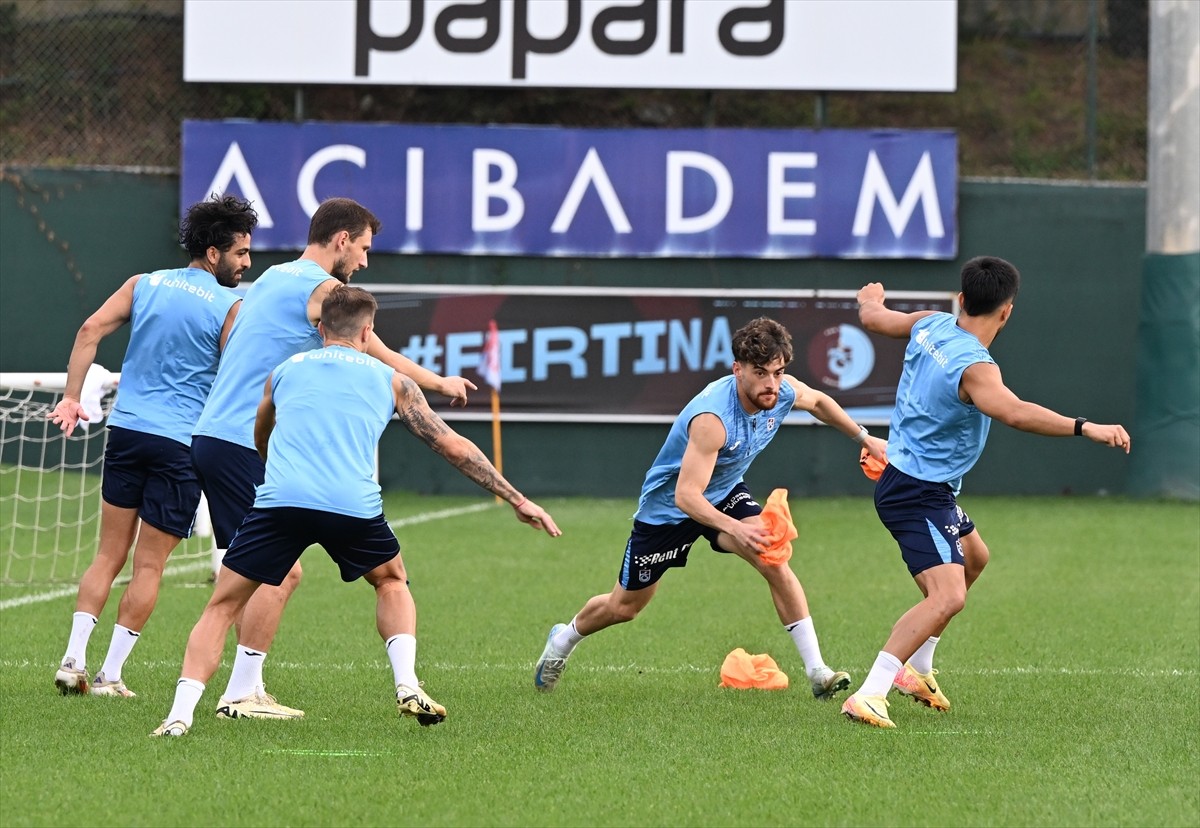 Trabzonspor, Trendyol Süper Lig'in 5. haftasında Beşiktaş ile yapacağı maçın hazırlıklarını...