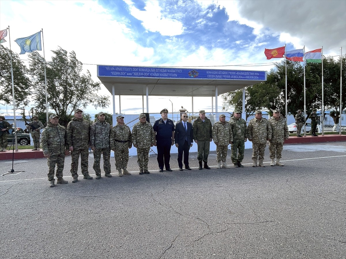 Kırgızistan'da, Kolektif Güvenlik Anlaşması Örgütü (KGAÖ) Toplu Hızlı Mukabele Kuvvetlerinin...