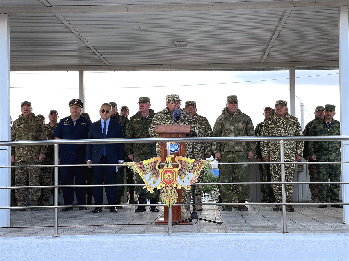 Kırgızistan'da, Kolektif Güvenlik Anlaşması Örgütü (KGAÖ) Toplu Hızlı Mukabele Kuvvetlerinin...