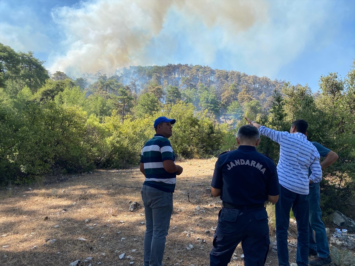 Antalya'nın Kaş ilçesi Çataloluk Mahallesi'ndeki ormanlık alanda henüz belirlenemeyen nedenle...