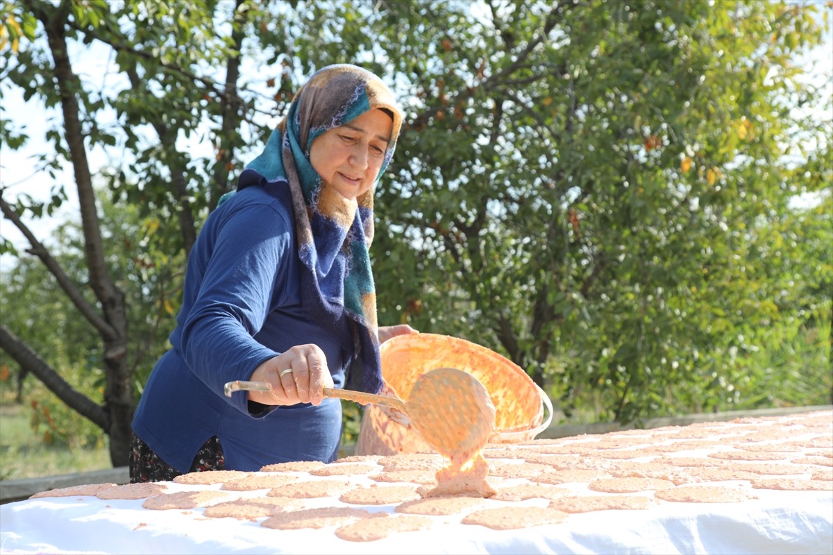 Ankara'nın Çubuk ilçesinde kadınlar ürettikleri tarhanadan elde ettikleri geliri üniversite...