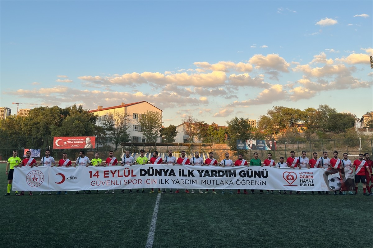 Yenimahalle Hasan Doğan Stadyumu'nda, Bu yıl "Spor ve İlk Yardım" temasıyla kutlanacak Dünya İlk...