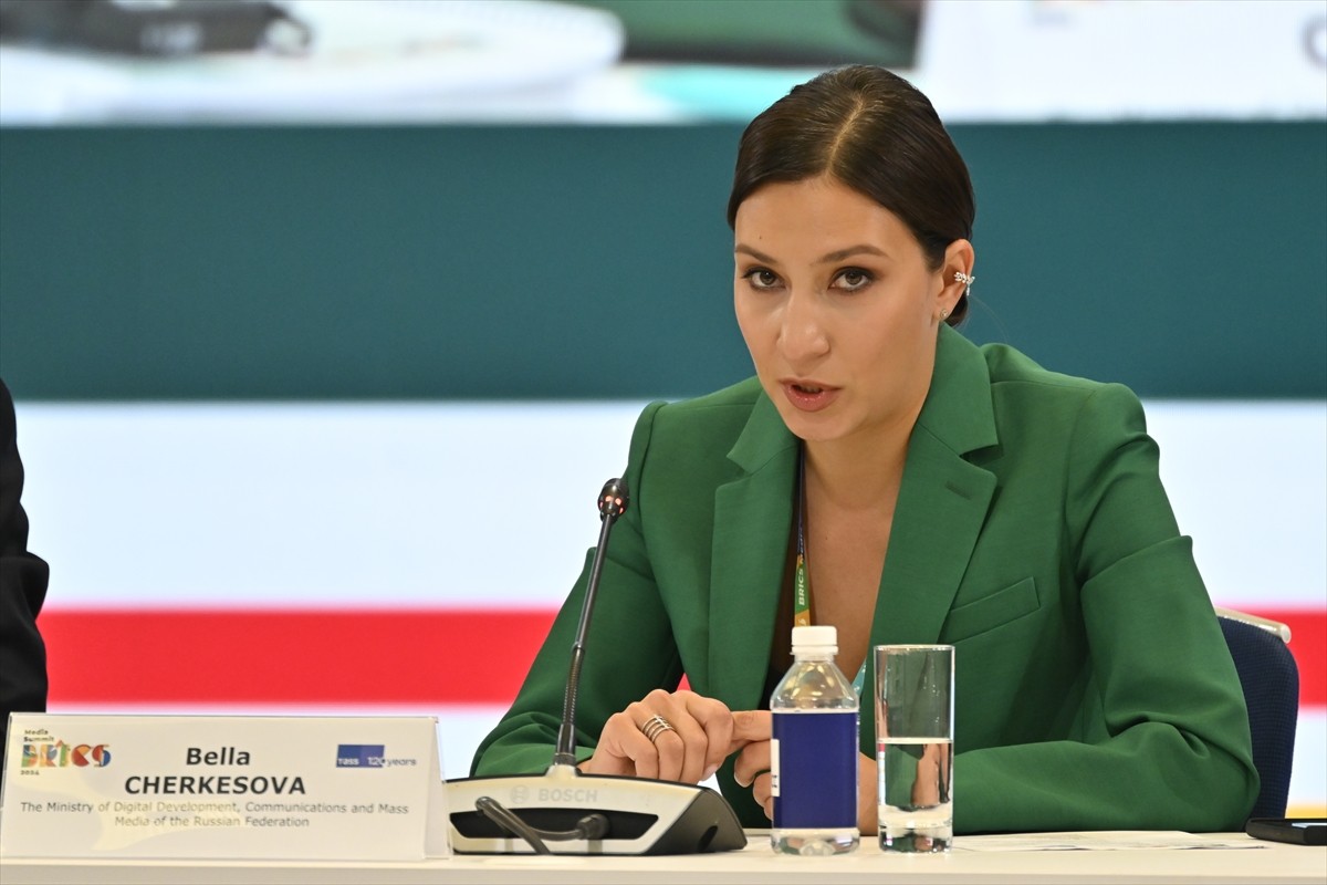 Rusya’nın başkenti Moskova’da, Rus haber ajansı TASS'ın organize ettiği BRICS Medya Zirvesi...