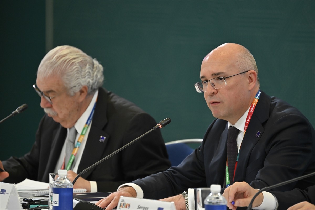 Rusya’nın başkenti Moskova’da, Rus haber ajansı TASS'ın organize ettiği BRICS Medya Zirvesi...