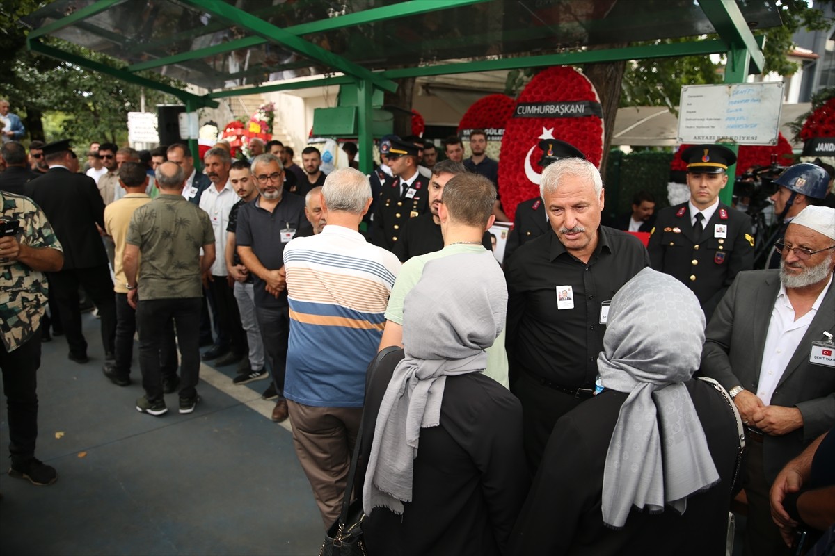 Ordu'nun Gülyalı ilçesindeki kontrol noktasında motosikletin çarpması sonucu şehit düşen Jandarma...