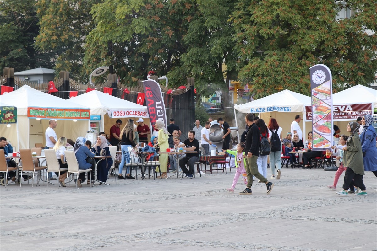 Elazığ'da düzenlenen "6. Geleneksel Salçalı Köfte ve Gastronomi Festivali" başladı. Lokantacılar...