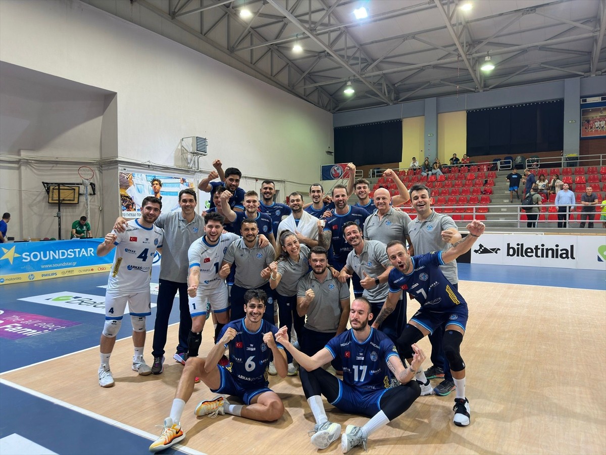 Yunanistan'ın Selanik kentindeki Voleybol Erkekler Balkan Kupası finalinde Bulgaristan temsilcisi...