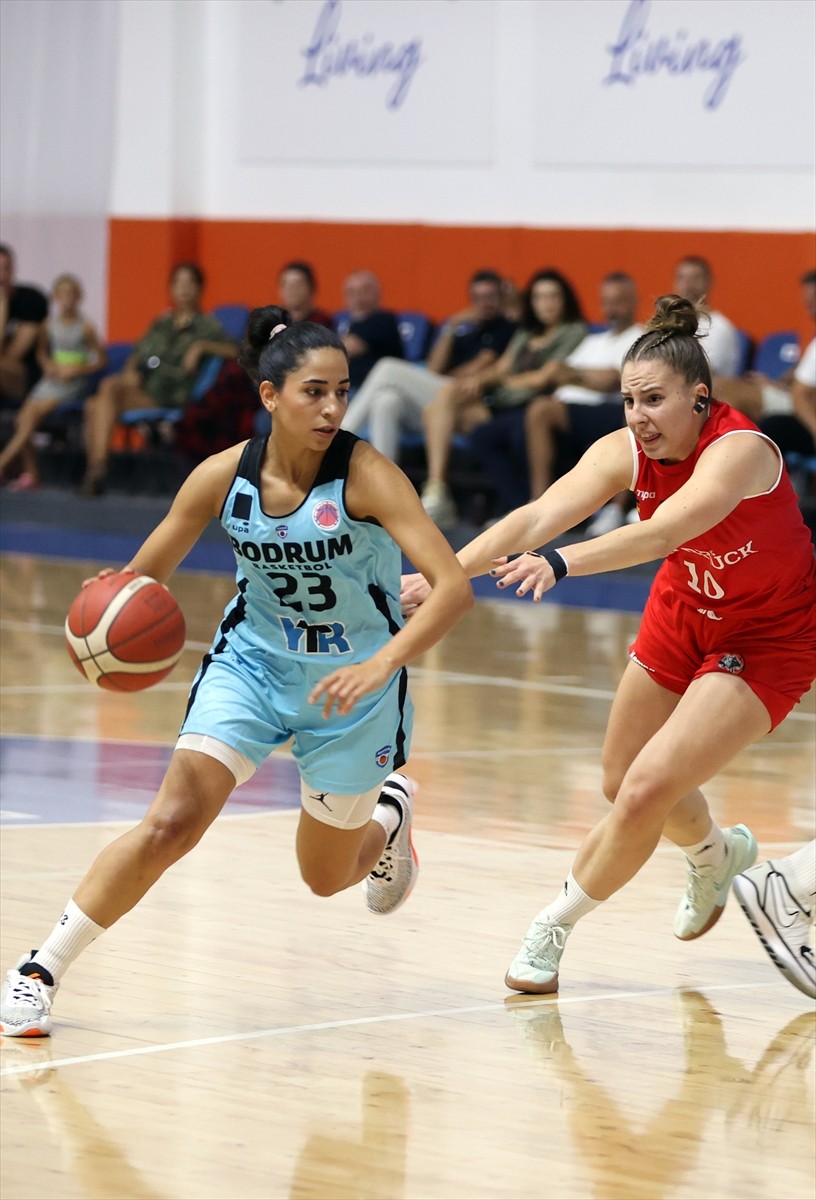 Basketbol FIBA Kadınlar Avrupa Kupası'nın ön eleme turu rövanşında YTR Gayrimenkul Bodrum...