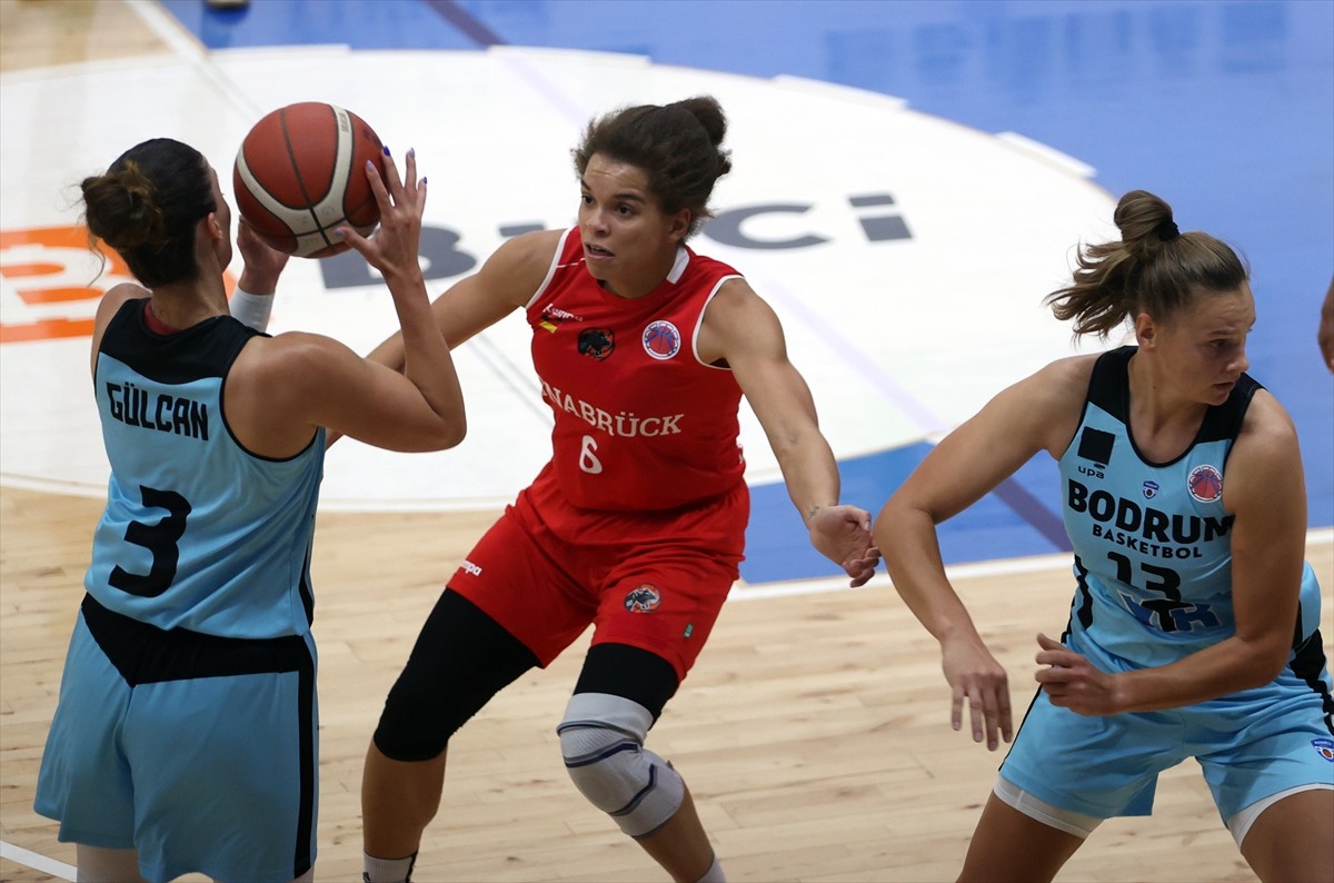 Basketbol FIBA Kadınlar Avrupa Kupası'nın ön eleme turu rövanşında YTR Gayrimenkul Bodrum...