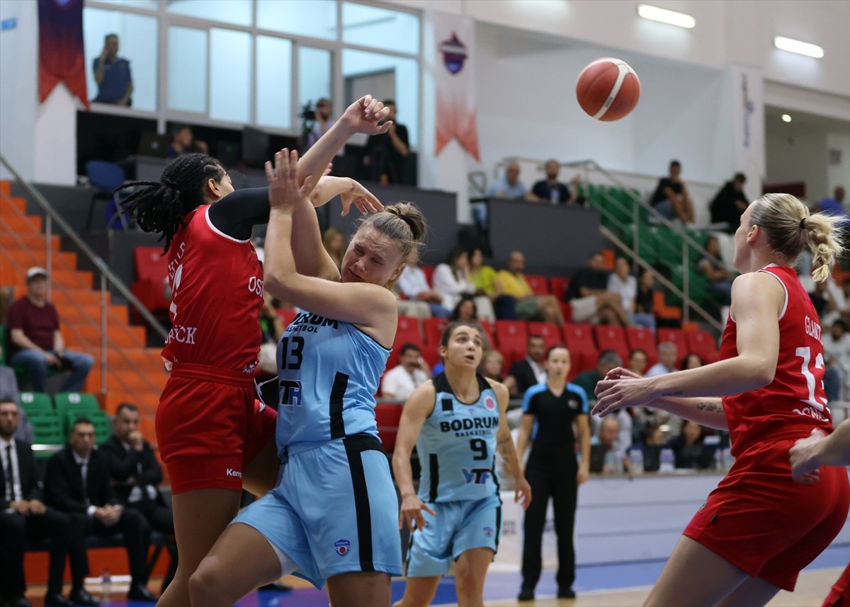 Basketbol FIBA Kadınlar Avrupa Kupası'nın ön eleme turu rövanşında YTR Gayrimenkul Bodrum...