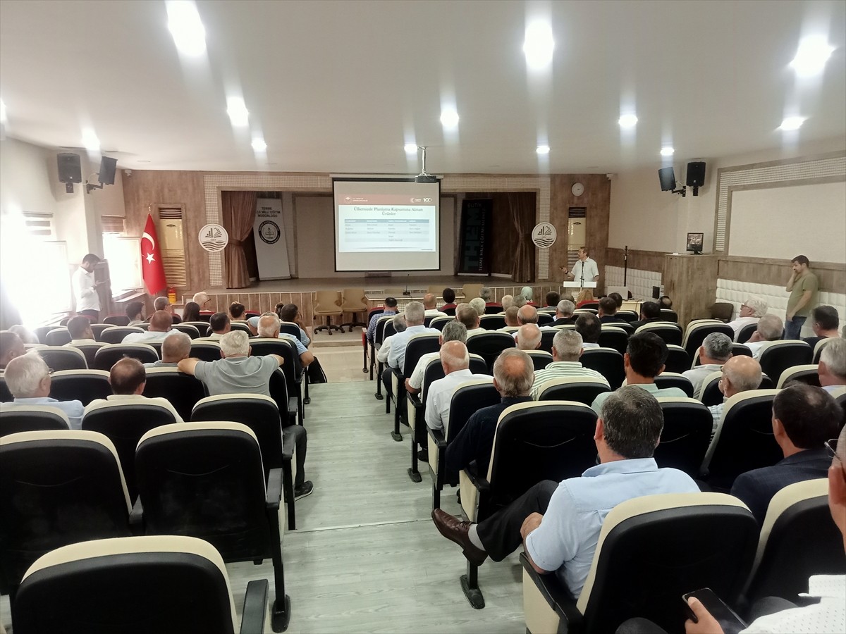 Samsun'un Terme ilçesinde çiftçiler, kahverengi kokarca zararlısıyla mücadele konusunda...