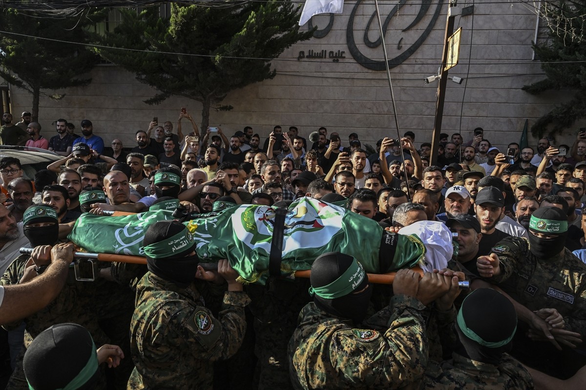 Hamas Hareketi, silahlı kanadı İzzeddin el-Kassam Tugayları'nın Lübnan'daki lider kadrolarından...