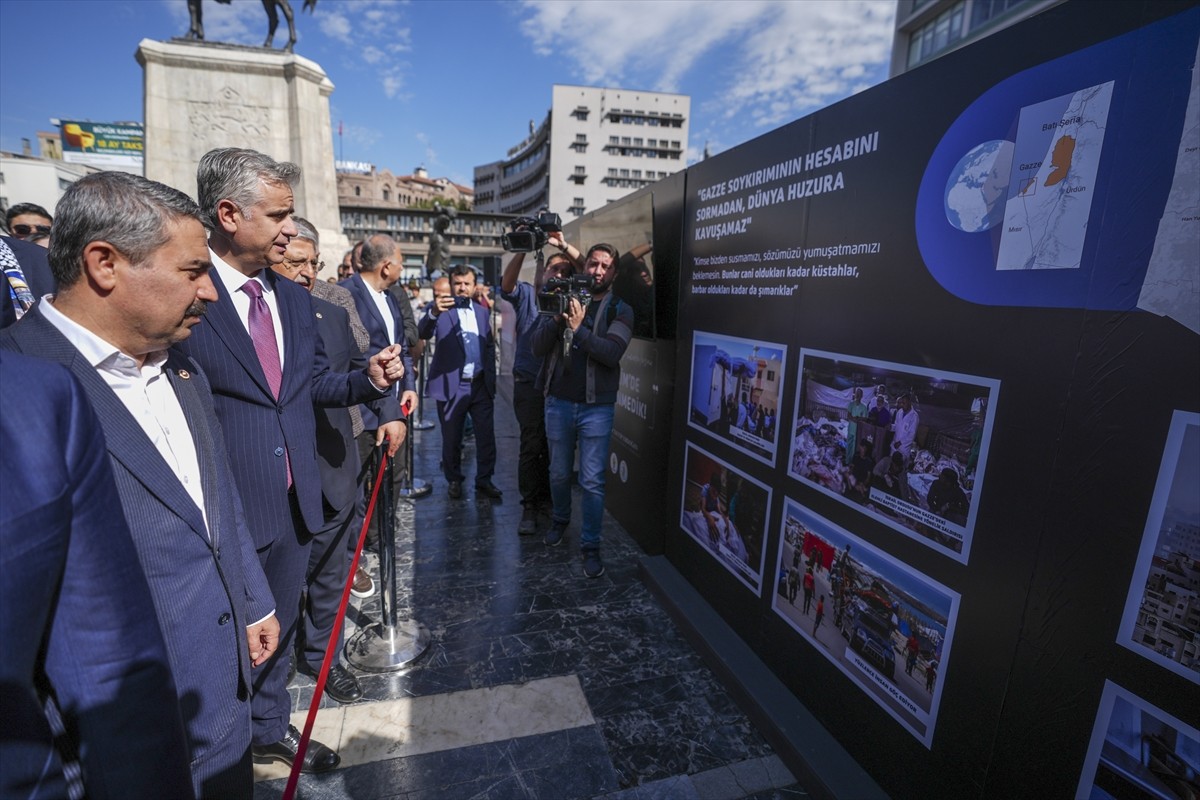 AK Parti İnsan Hakları Başkanlığı, İsrail'in 7 Ekim'de Gazze'ye yönelik başlattığı saldırıların 1....