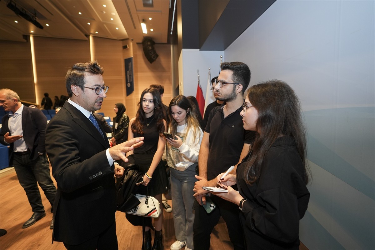 Anadolu Ajansı (AA) Yönetim Kurulu Başkanı ve Genel Müdürü Serdar Karagöz, İstanbul Medipol...