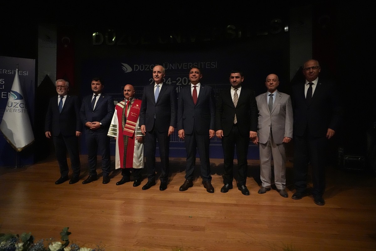 TBMM Başkanı Numan Kurtulmuş, Düzce Üniversitesi Akademik Yıl Açılış Töreni'ne...