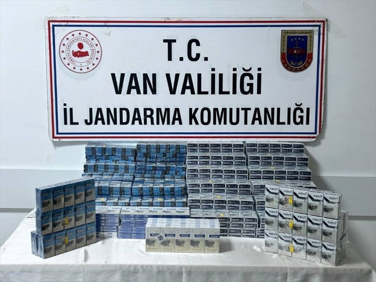 Van'da jandarma ekiplerince geçen hafta düzenlenen kaçakçılık operasyonlarında 95 şüpheli...