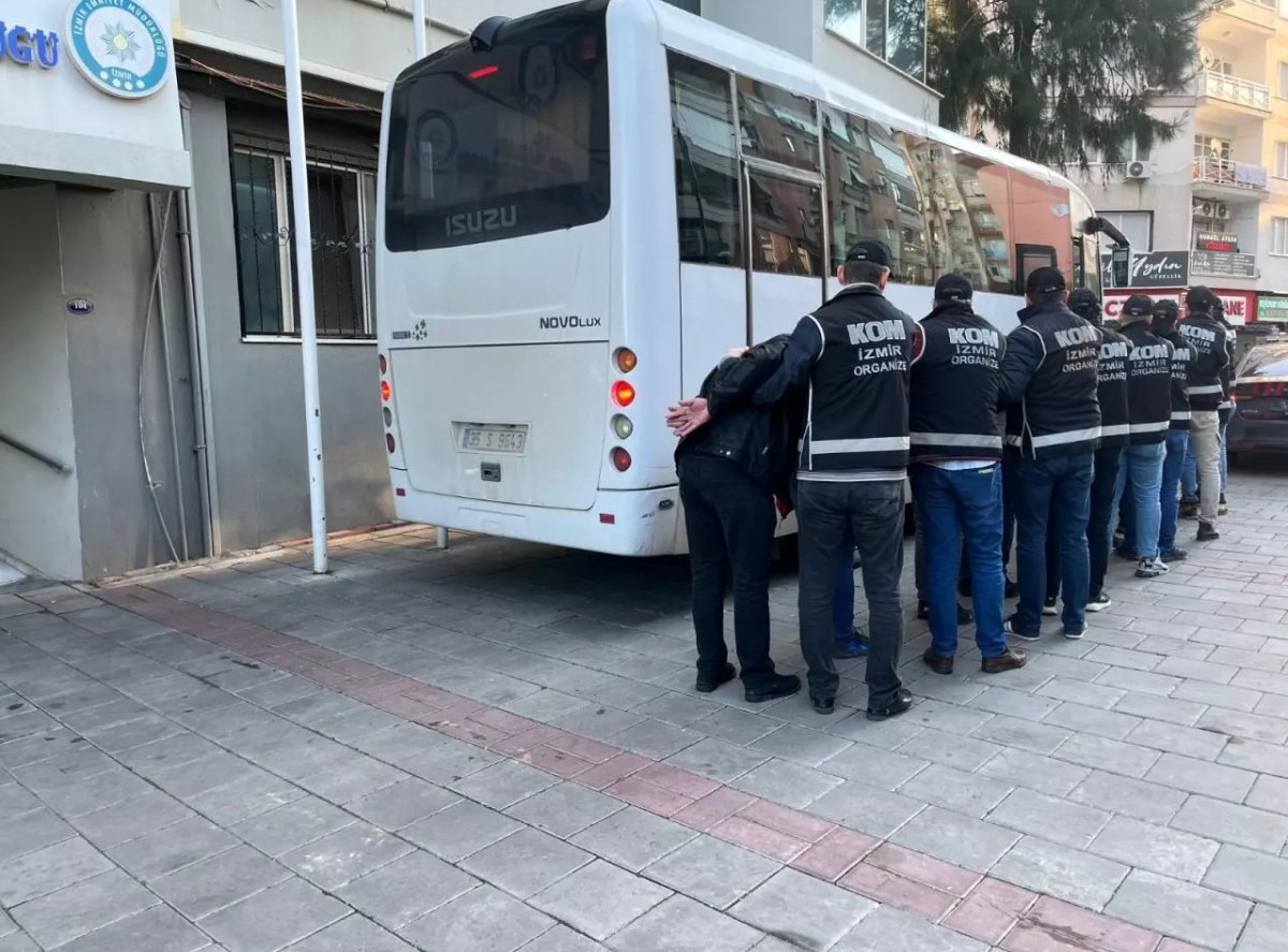 İzmir'de cezaevinden yönetilen ‘Genç Osman' çetesi çökertildi